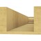 Ekena Millwork 6in. W x 4in. H x 32in. L Moab Woodgrain TimberThane Rafter Tail, Primed Tan RFTUR06X04X32MOARCPR - alternate 5